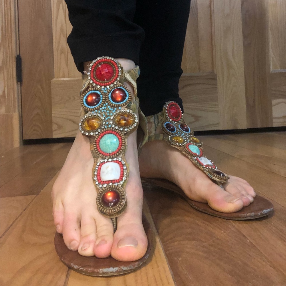 Jeweled Sandals